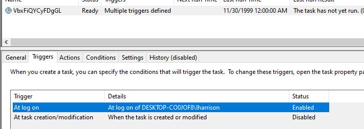Triggers