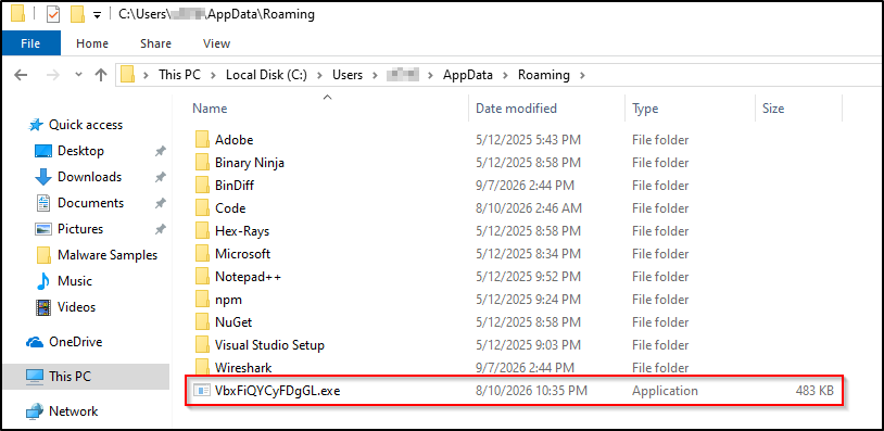 Dropped file